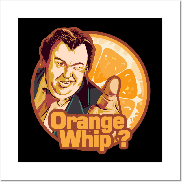 orange whip Wall Art by crocamasistudios